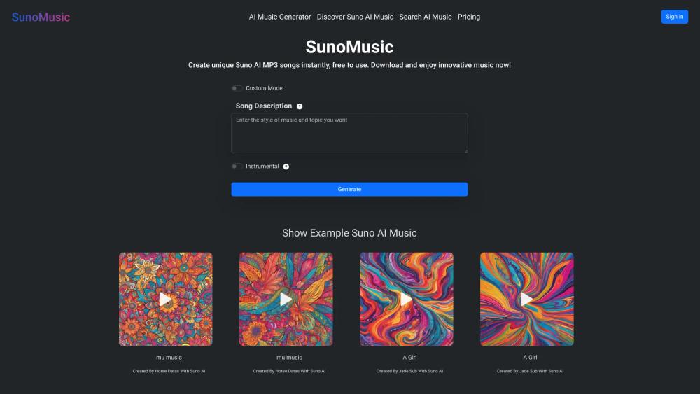 image for SunoMusic
