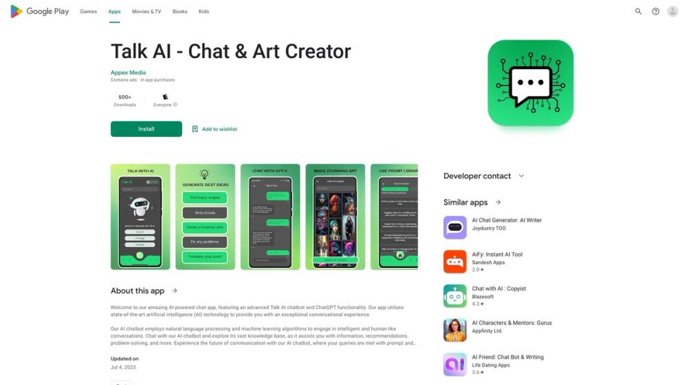 image for Talk AI - Chatbot AI Assistant