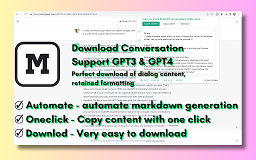 image for ChatGPT to Markdown