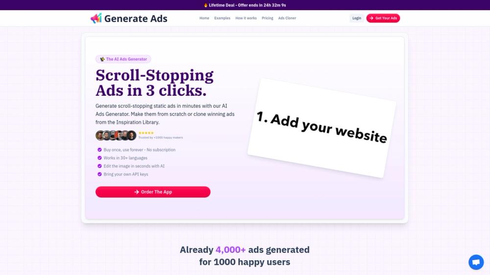image for Generate Ads AI