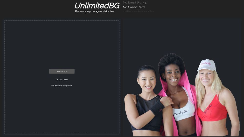 image for Unlimited BG AI Background Removal Tool