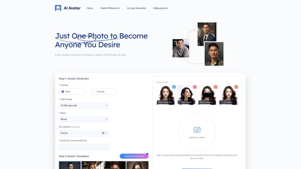 image for AI Avatar Generator
