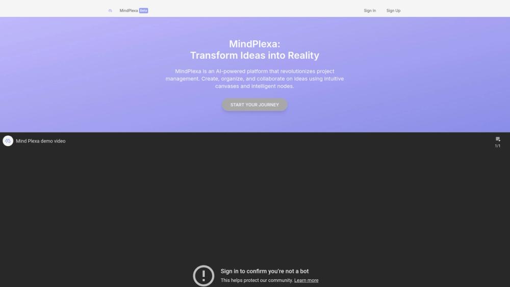 image for MindPlexa: Visual Workspace with AI Help