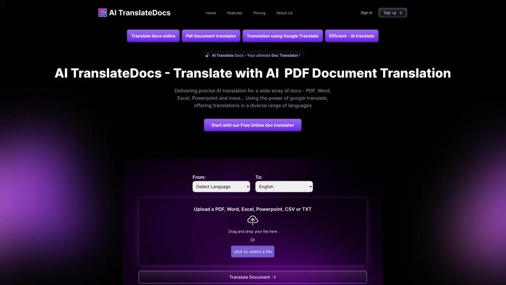 image for AI TranslateDocs