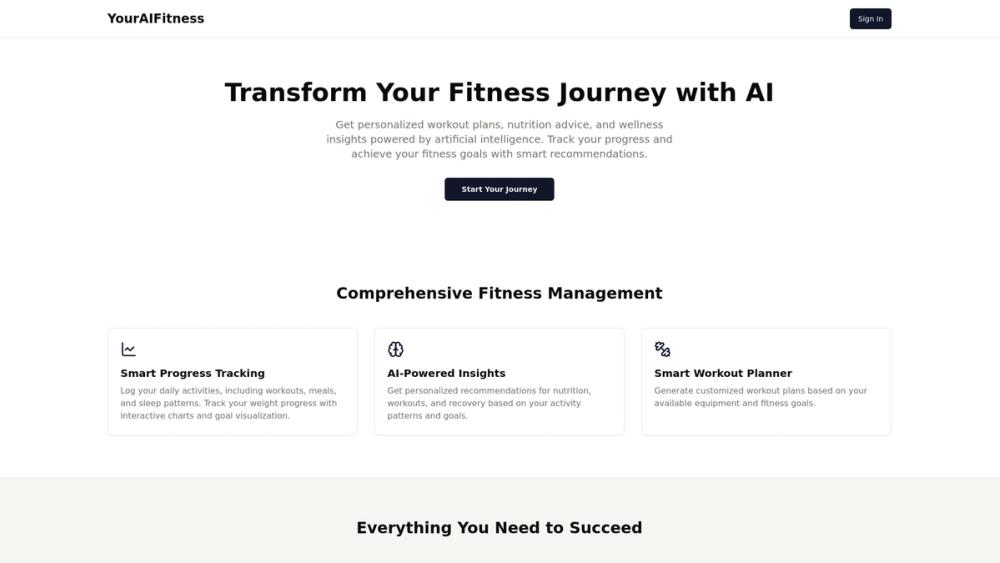 image for YourAIFitness