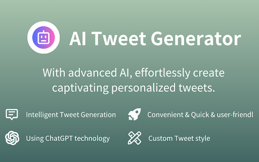image for AI Tweet Generator - ChatGPT-4