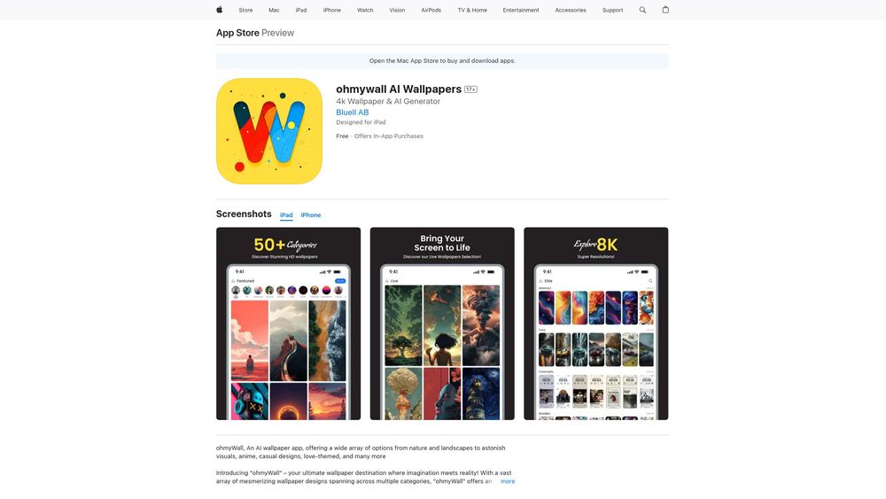 image for ohmywall AI Wallpapers
