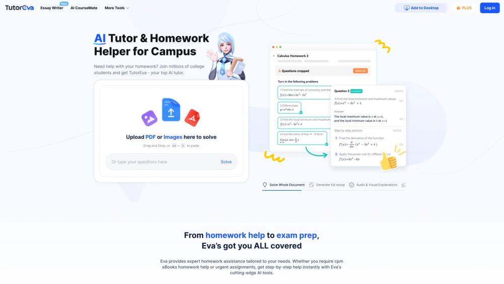 image for TutorEva: Campus AI Study Help