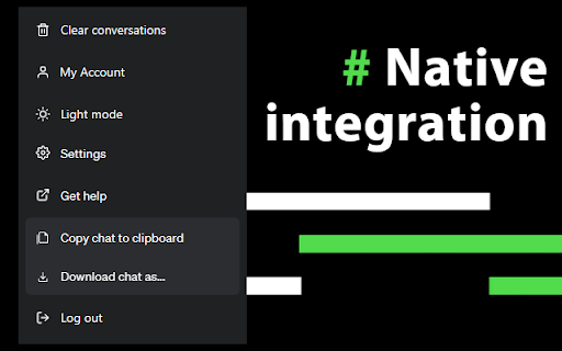 image for ChatGPT Save & Copy - Export your chats!