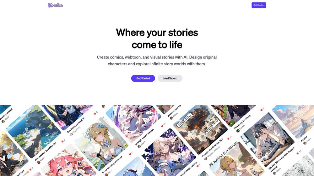image for Komiko : AI Comics, AI Characters & AI Anime