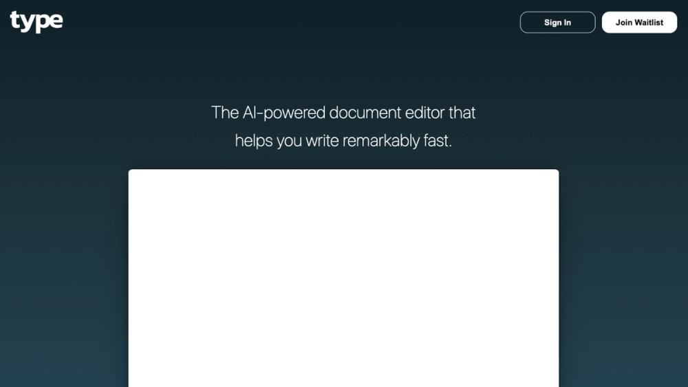 image for Type AI