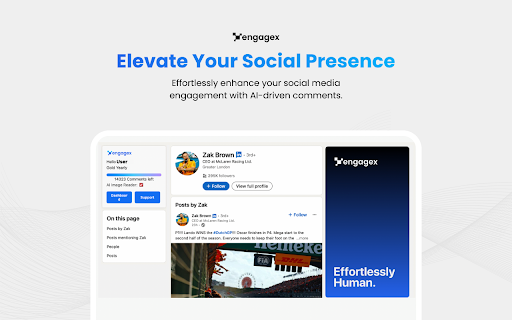 image for EngageX - Effortlessly Human