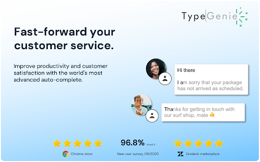 image for TypeGenie for Zendesk Chat