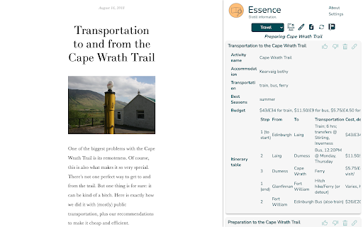 image for Essence - distill and collect information