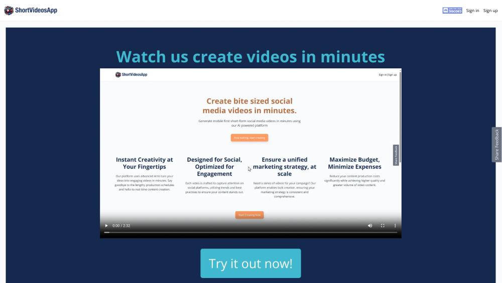 image for ShortVideosApp