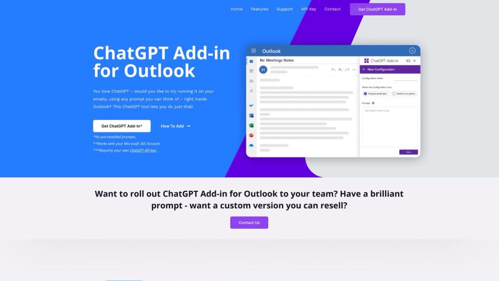 image for ChatGPT Add-in for Outlook