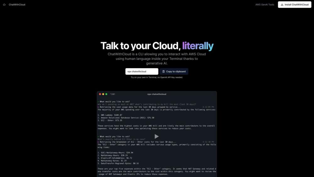 image for ChatWithCloud