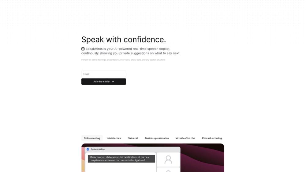 image for SpeakHints