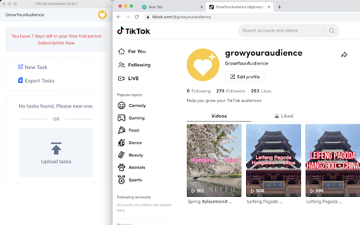 image for Rebotou - Auto like & comment bot on TikTok