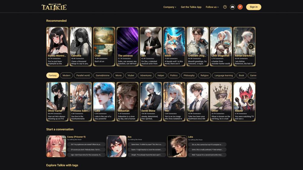 image for Talkie AI