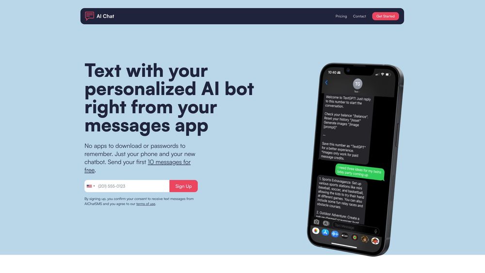 image for AI Chat SMS