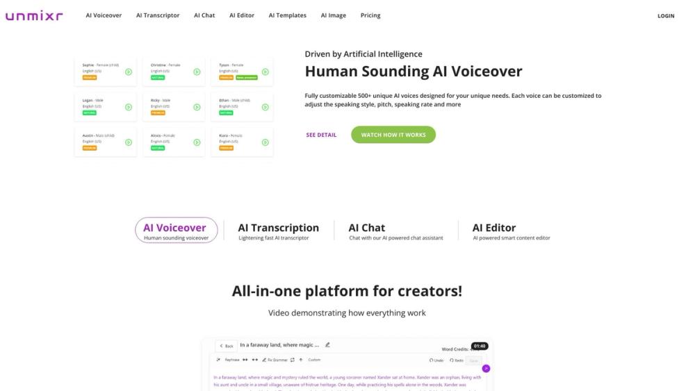 image for Unmixr AI