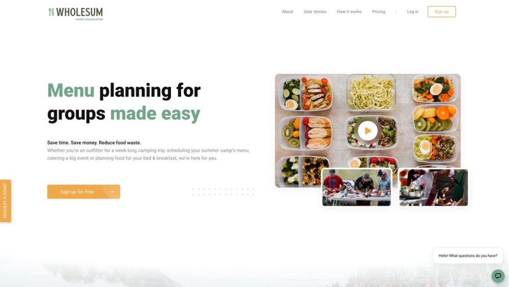 image for Wholesum Food Calculator