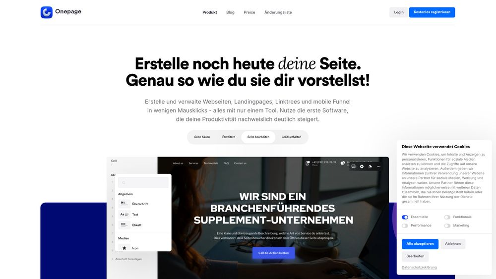 image for Onepage