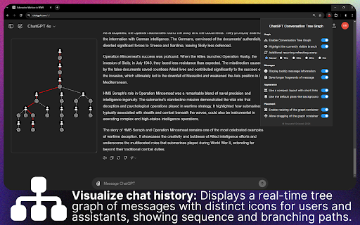 image for ChatGPT Conversation Tree Graph Visualizer - Dynamic & Interactive History