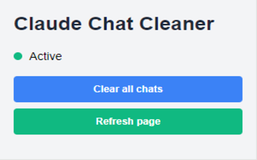 image for Claude Chat Cleaner