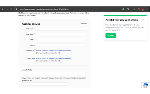image for NodeFlair - One-Click Job Apply