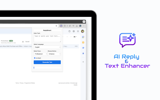 image for AI Reply & Text Enhancer