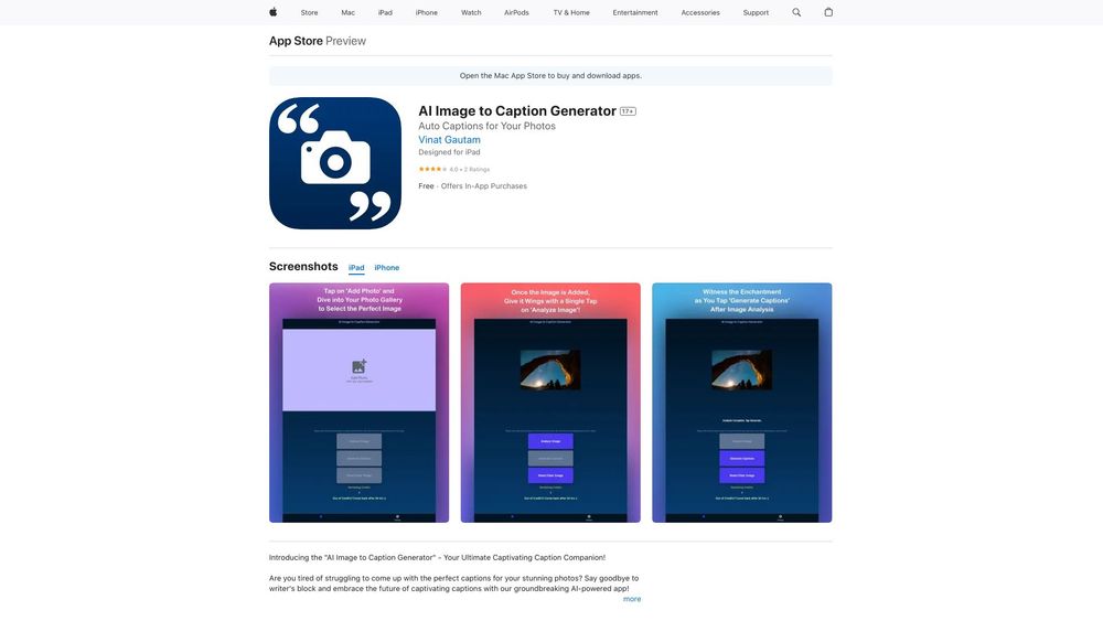 image for AI Image to Captions Generator