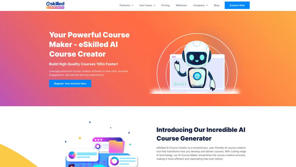 image for eSkilled AI Course Creator AI