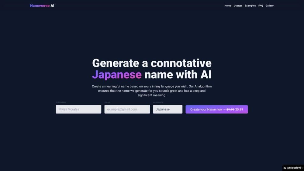 image for Nameverse AI