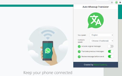 image for Auto WhatsApp Translator