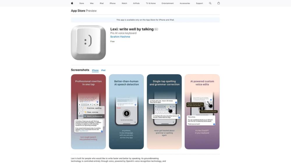 image for Lexi: write well by talking