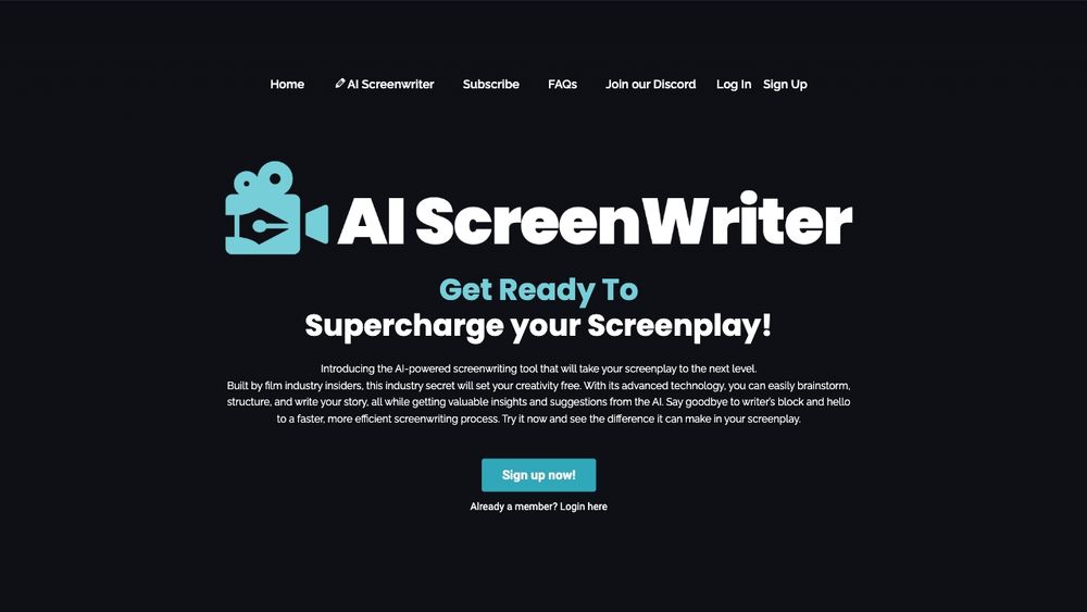 image for AI Screenwriter
