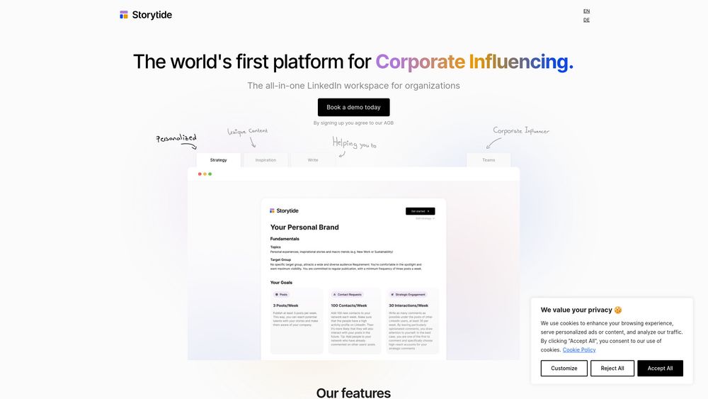 image for Storytide.io - Corporate Influencing