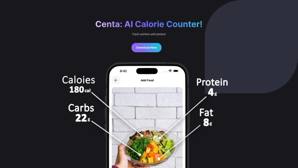 image for Centa: AI Calorie Counter