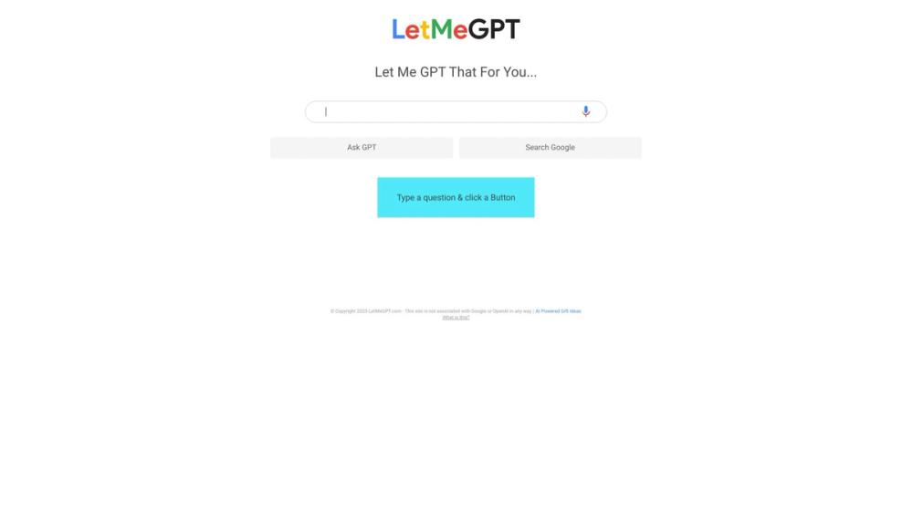 image for LMGTFY + GPT = LetMeGPT