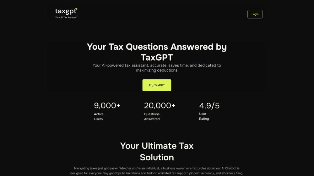 image for TaxGPT