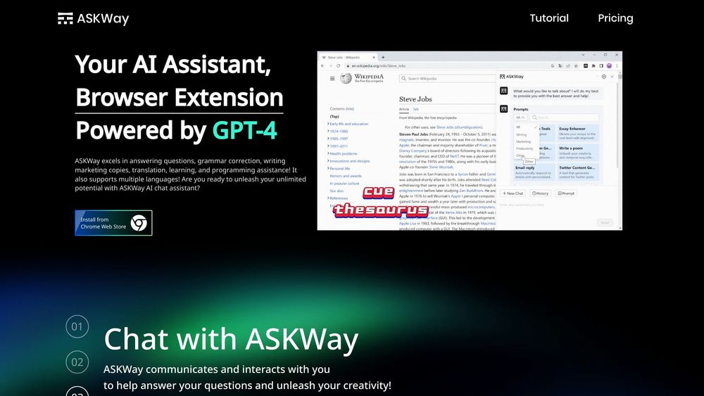 image for ASKWay-Embrace GPT-4's AI Superpower!