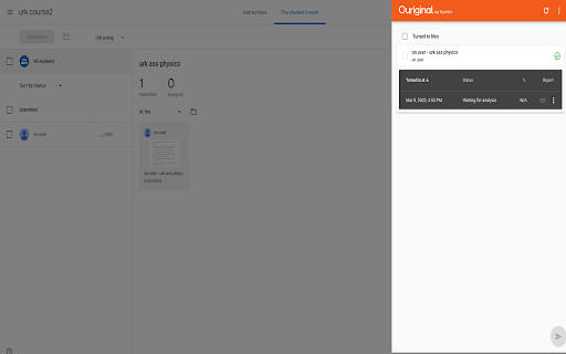 image for Ouriginal for Google Classroom Extension