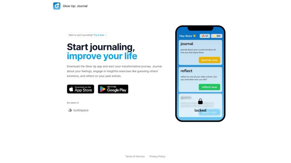 image for Glow Up: Journal & Coach