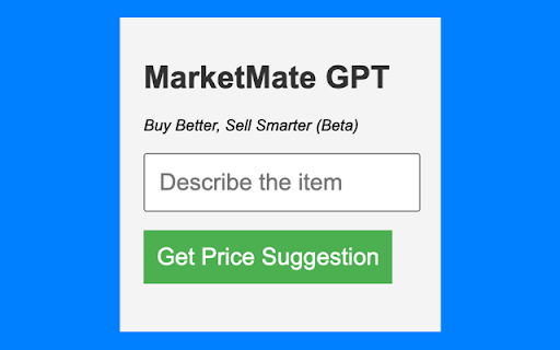 image for MarketMate GPT