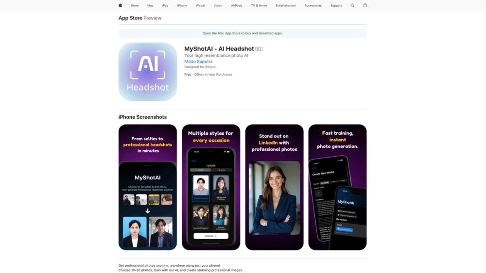 image for MyShotAI - AI Headshot