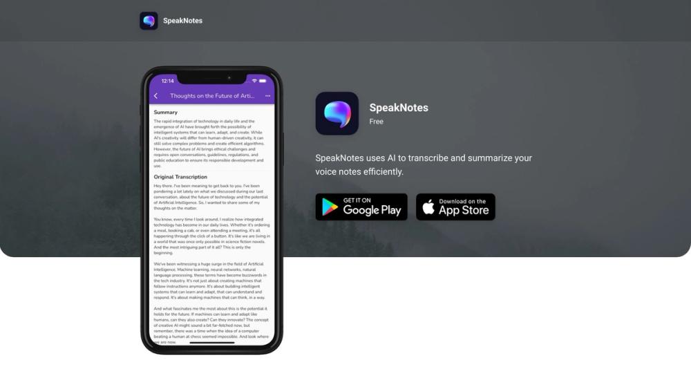 image for SpeakNotes