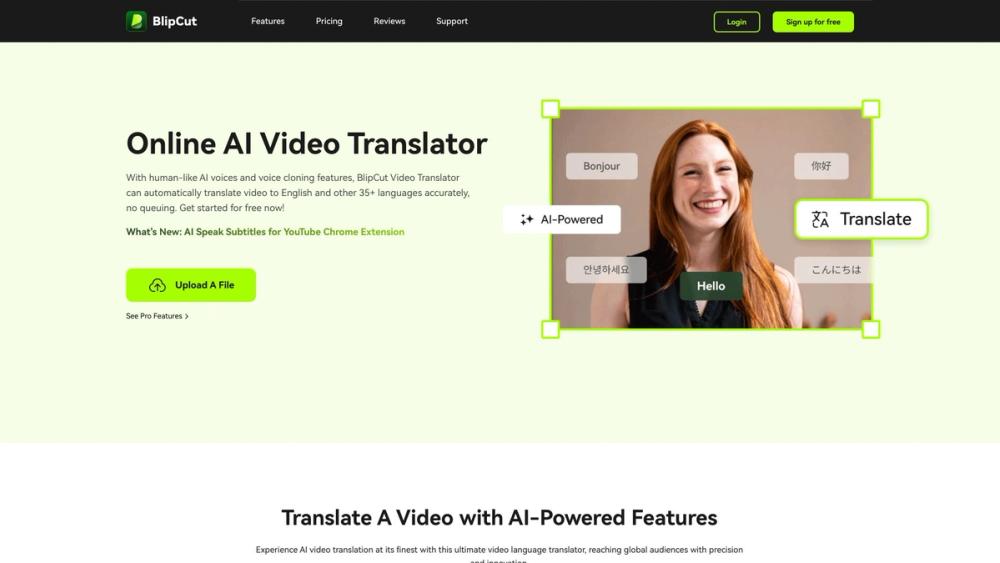 image for BlipCut AI Video Translator