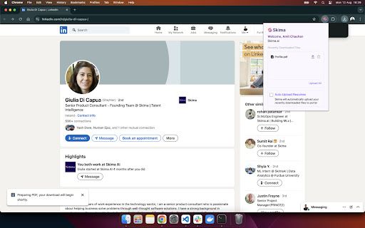 image for SKIMA: Easy Candidate Search and AI Matching